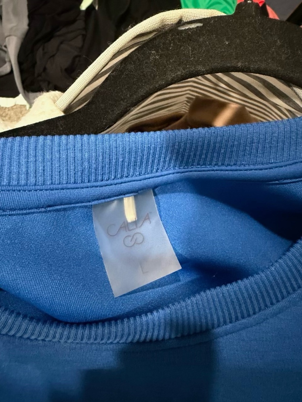 CALIA by Carrie Underwood Bright Blue Pullover Sweatshirt - Picture 2 of 3